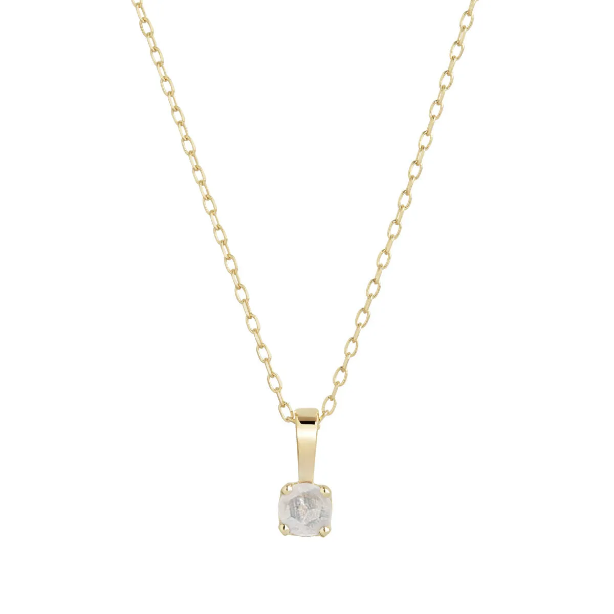 10K Gold Pendant w. Moonstone