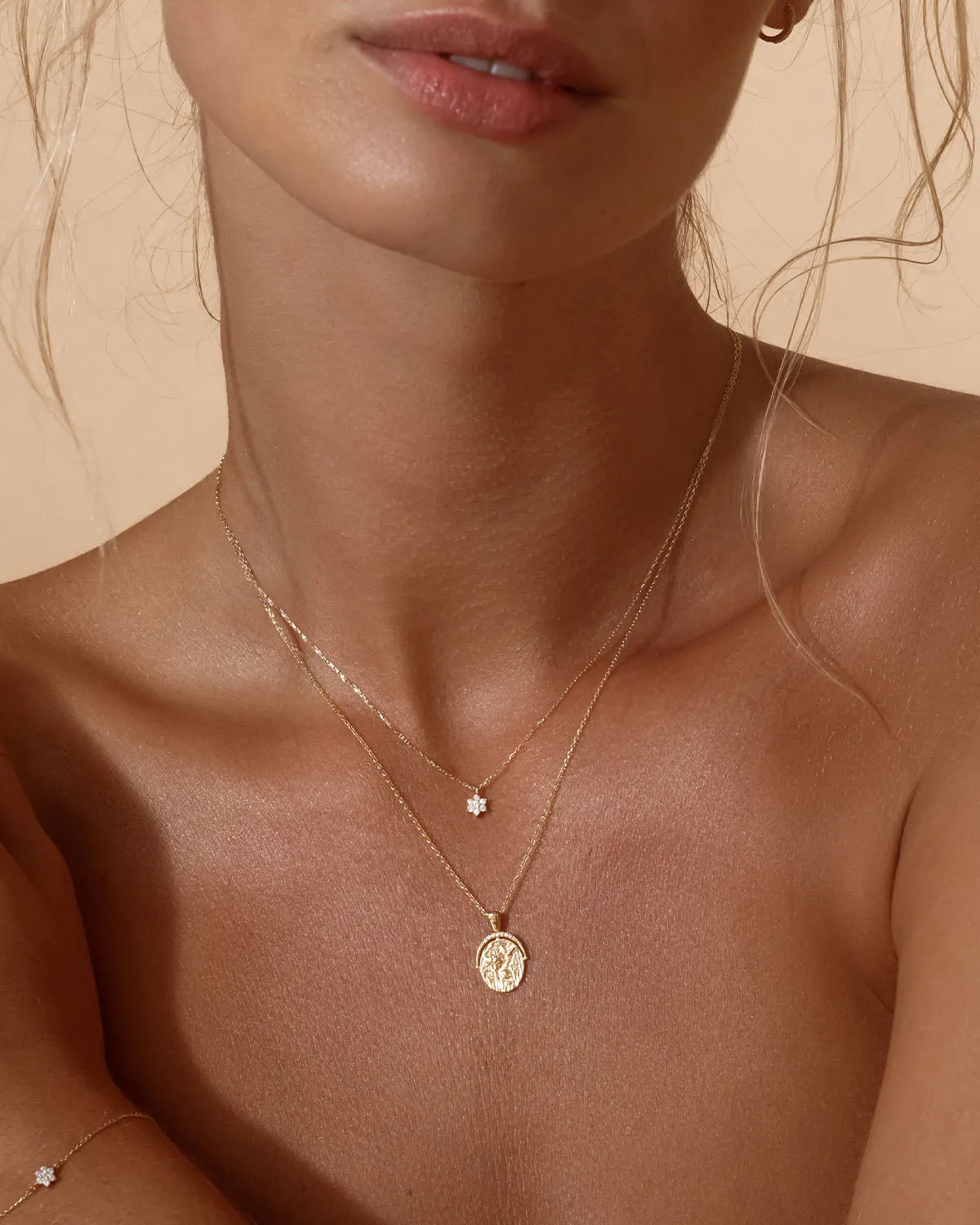 14k Solid Gold Everything You Are Is Enough Necklace Bycharlotte