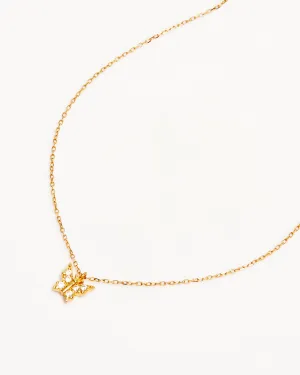 14k Solid Gold Fly With Me Necklace Bycharlotte