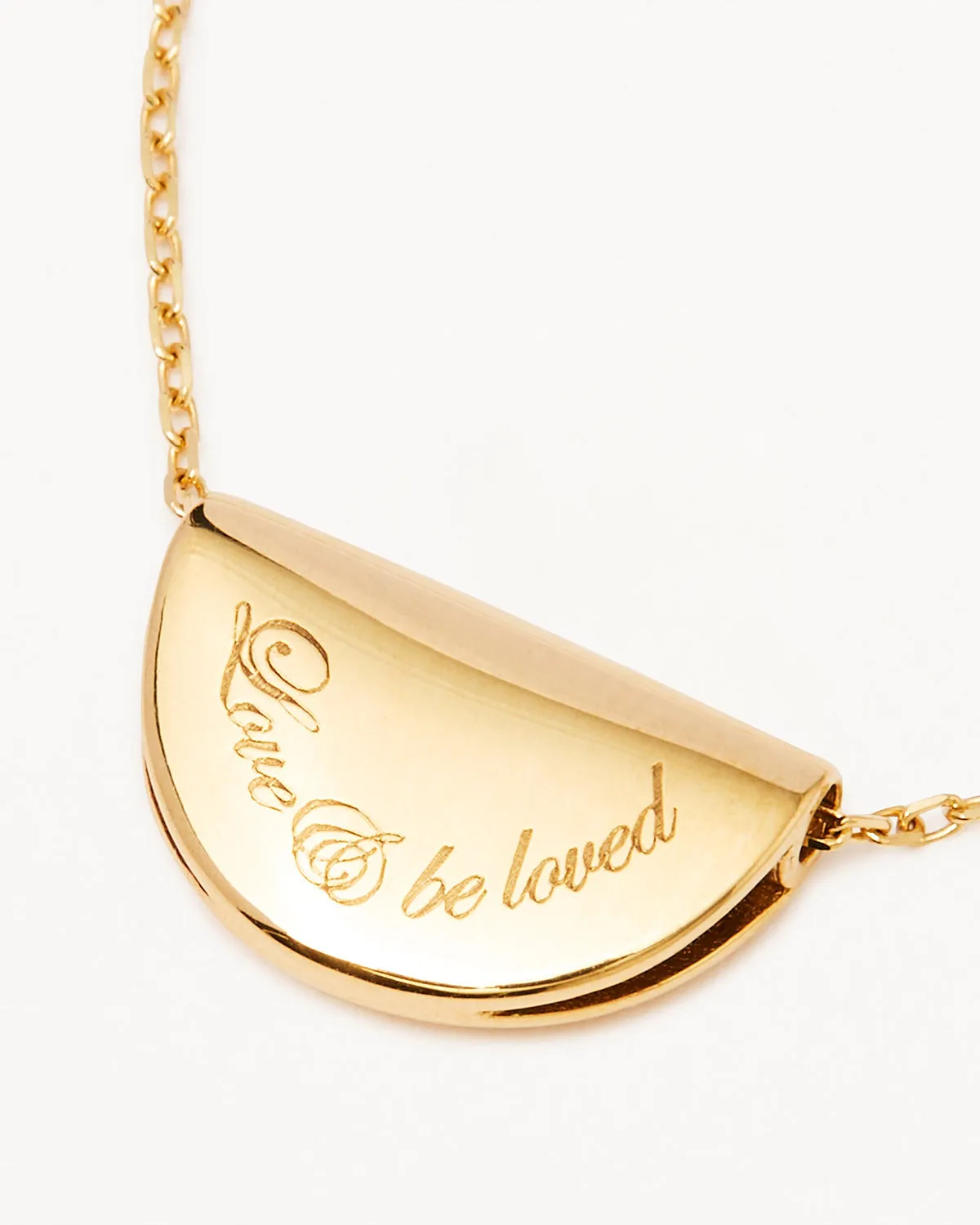 14k Solid Gold Lotus Birthstone Diamond Necklace - January - Garnet Bycharlotte