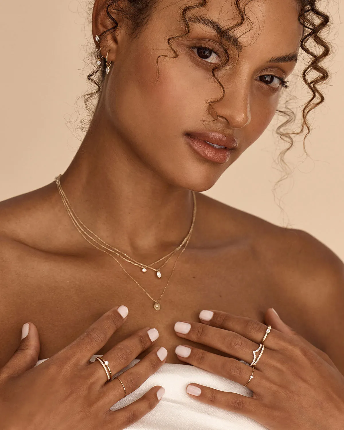 14k Solid Gold Shine Your Light Diamond Necklace Bycharlotte
