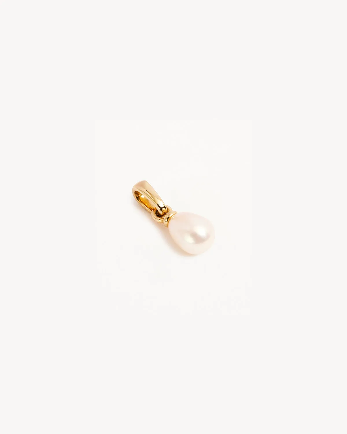 14k Solid Gold Tranquillity Pearl Necklace Pendant Bycharlotte