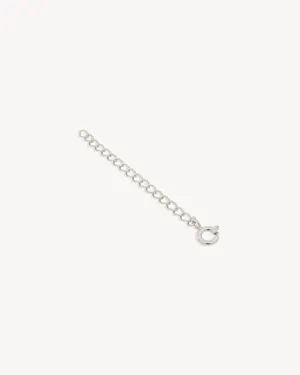 14k Solid White Gold Necklace Extender Bycharlotte