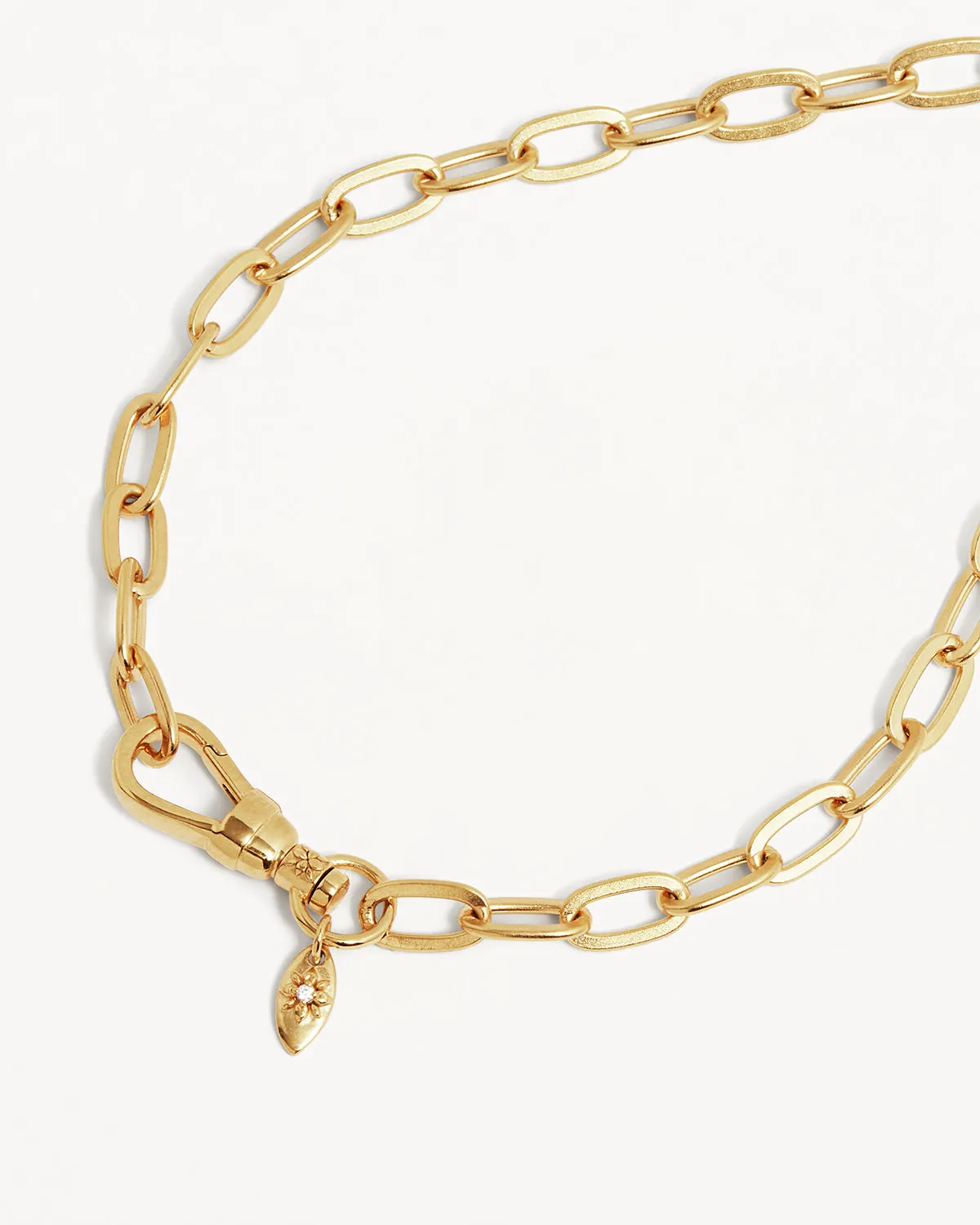 18k Gold Vermeil 17" Bold Link Chain Necklace Bycharlotte