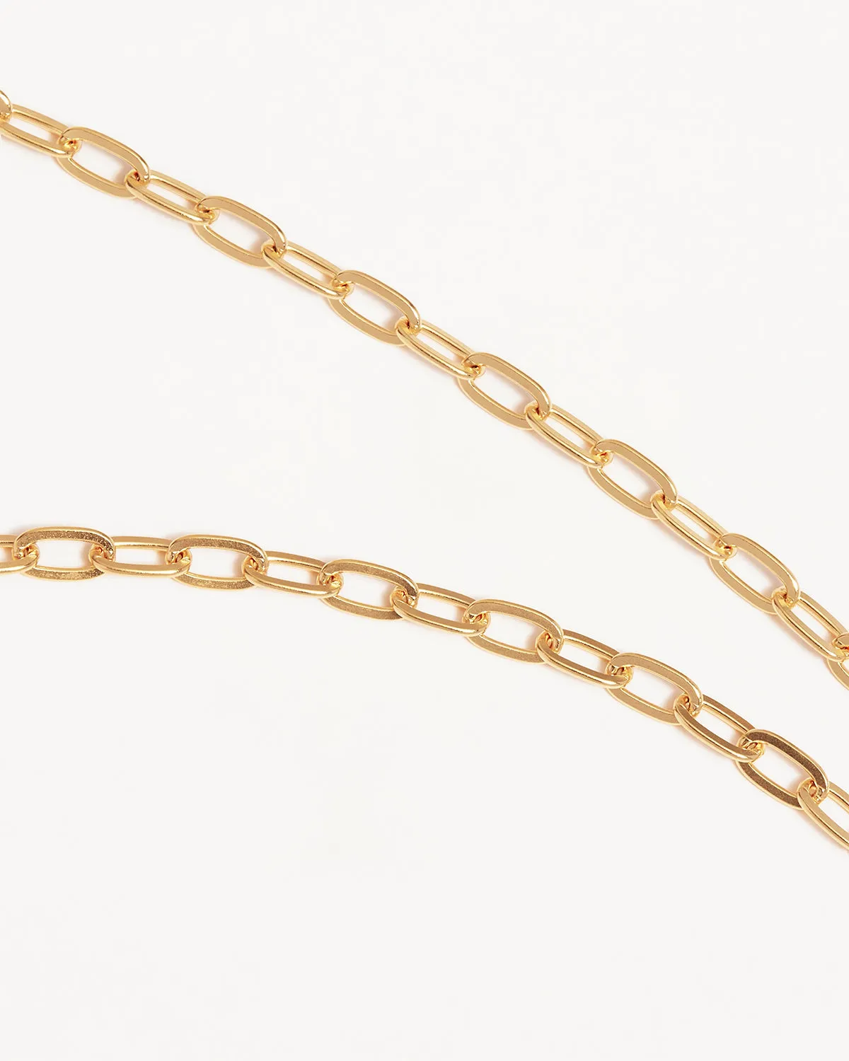 18k Gold Vermeil 17" Bold Link Chain Necklace Bycharlotte