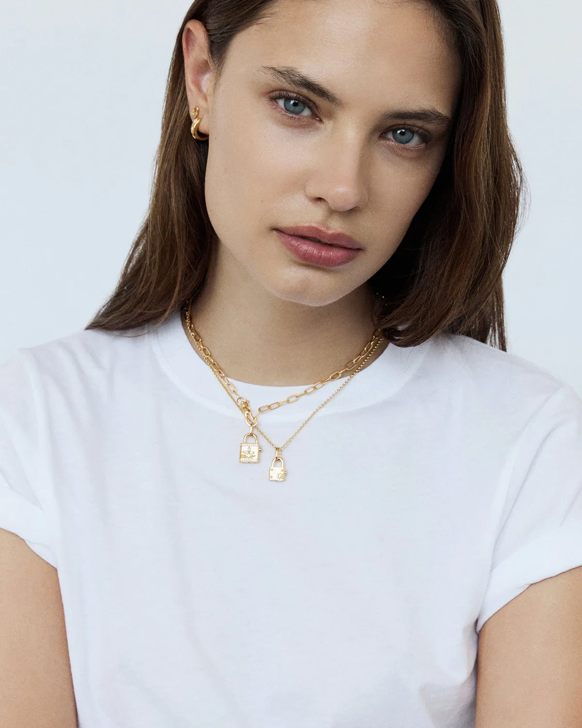 18k Gold Vermeil 17" Bold Link Chain Necklace Bycharlotte