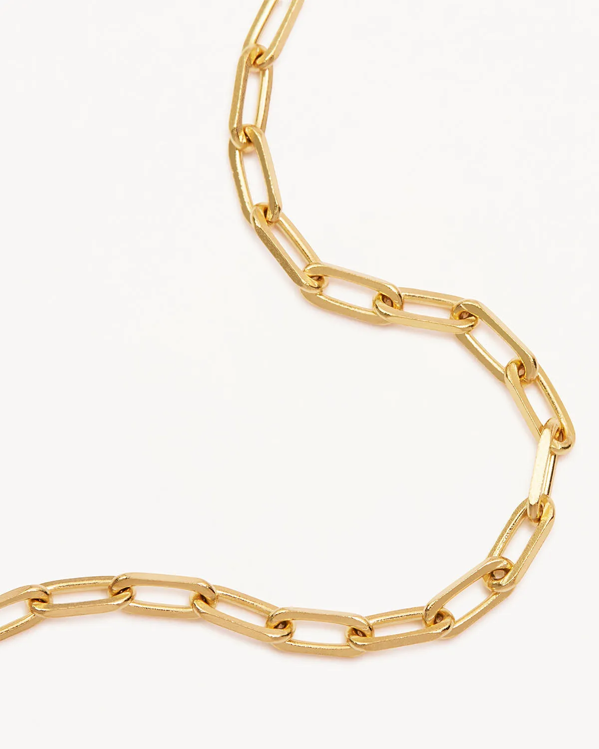 18k Gold Vermeil 18" Link Chain Necklace Bycharlotte