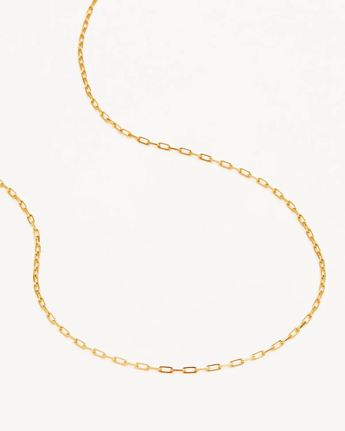 18k Gold Vermeil 18" Link Chain Necklace Bycharlotte