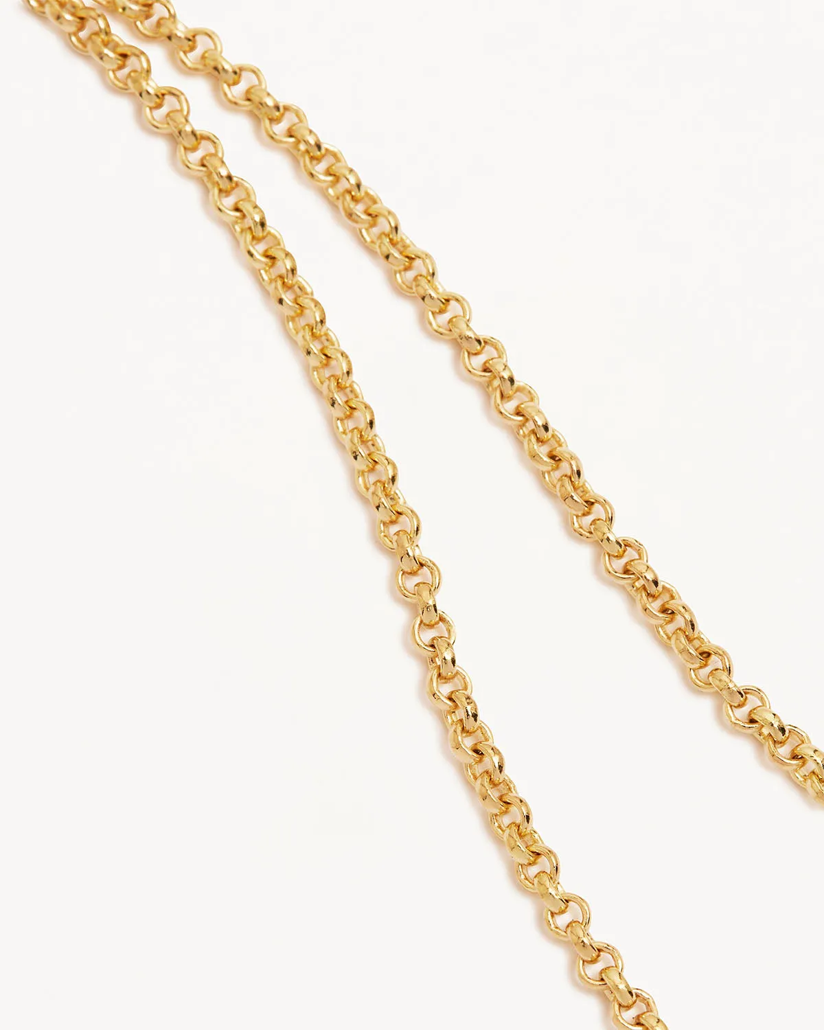 18k Gold Vermeil 19" 2mm Belcher Chain Necklace Bycharlotte