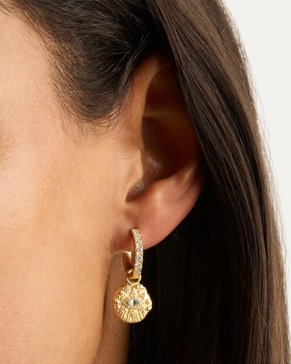 18k Gold Vermeil Awaken Hoops Bycharlotte