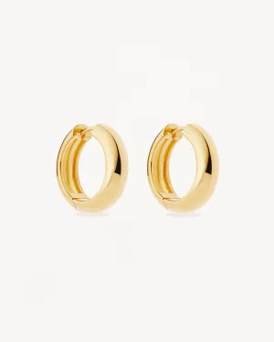 18k Gold Vermeil Bold Large Hoops Bycharlotte