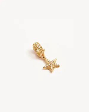 18k Gold Vermeil By the Sea Starfish Pendant Bycharlotte