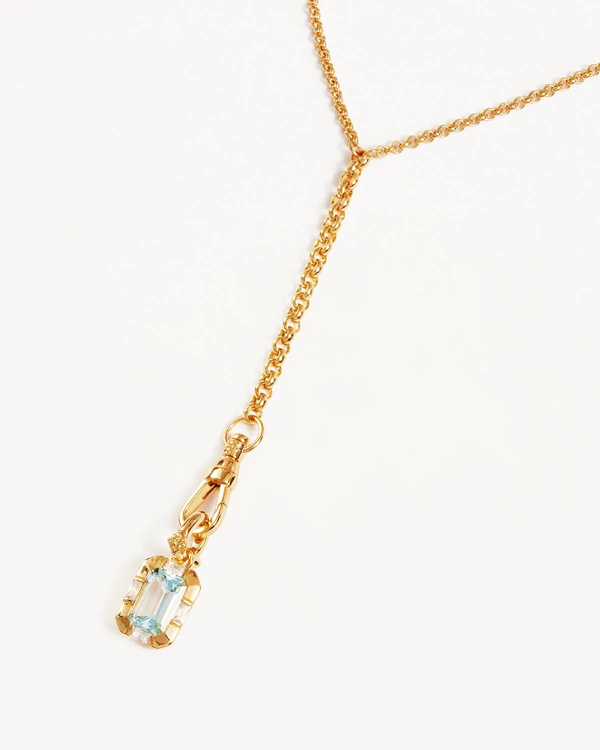 18k Gold Vermeil Calm Your Soul Topaz Annex Pendant Bycharlotte