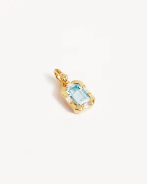 18k Gold Vermeil Calm Your Soul Topaz Annex Pendant Bycharlotte