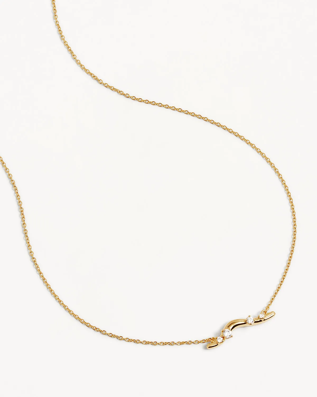 18k Gold Vermeil Chasing Tides Necklace Bycharlotte