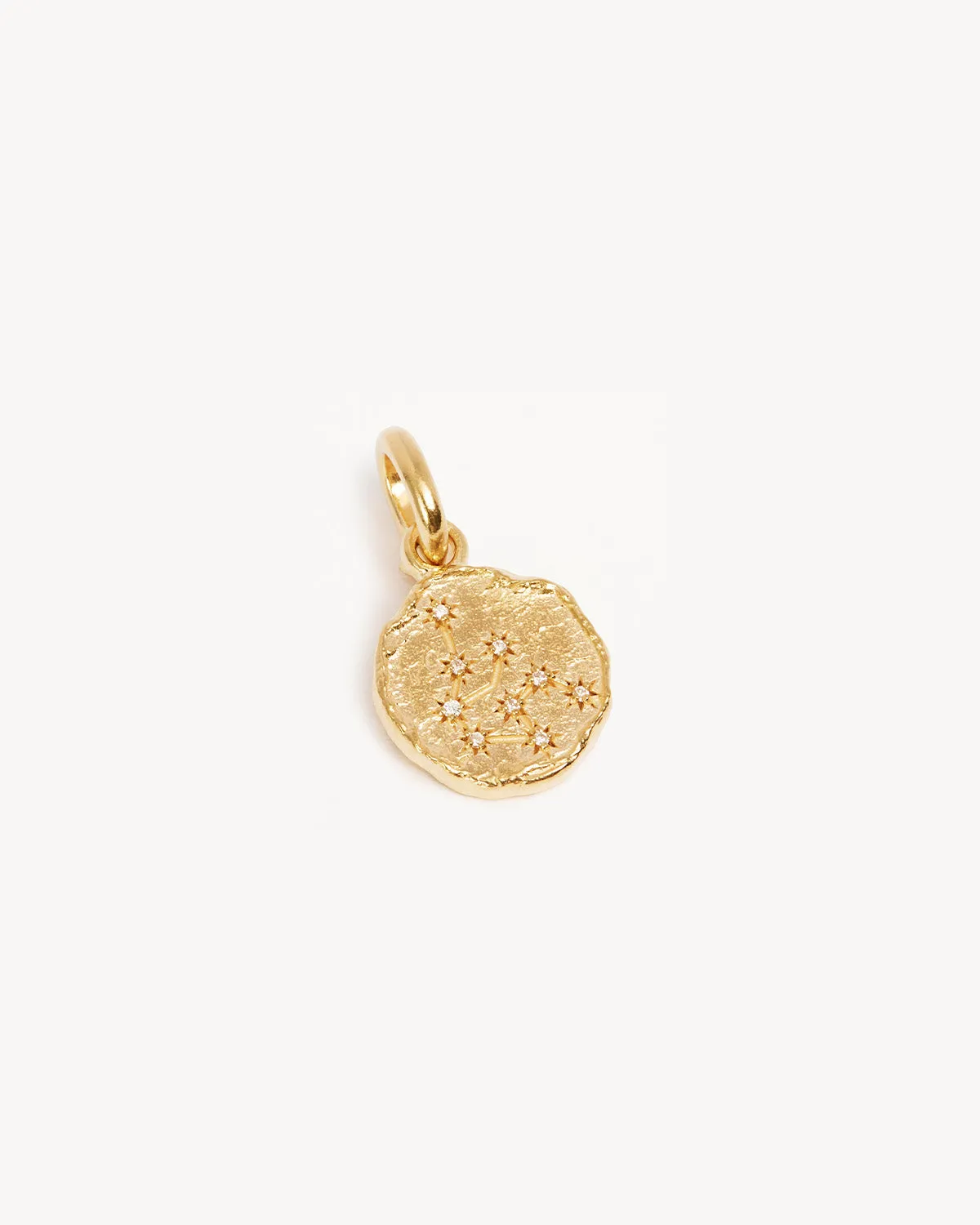 18k Gold Vermeil Cosmic Love Zodiac Annex Link Pendant - Aquarius Bycharlotte