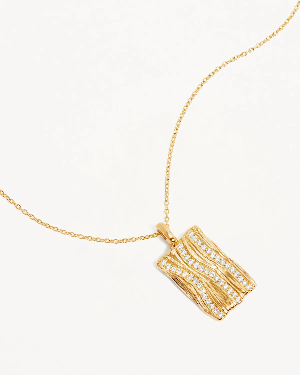 18k Gold Vermeil Embrace Stillness Necklace Bycharlotte