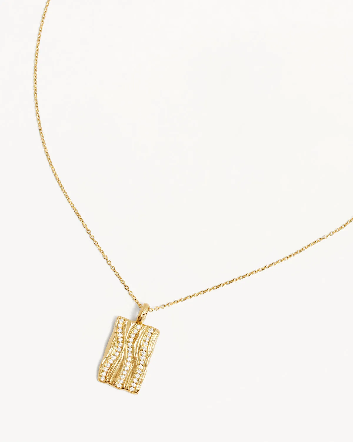 18k Gold Vermeil Embrace Stillness Necklace Bycharlotte