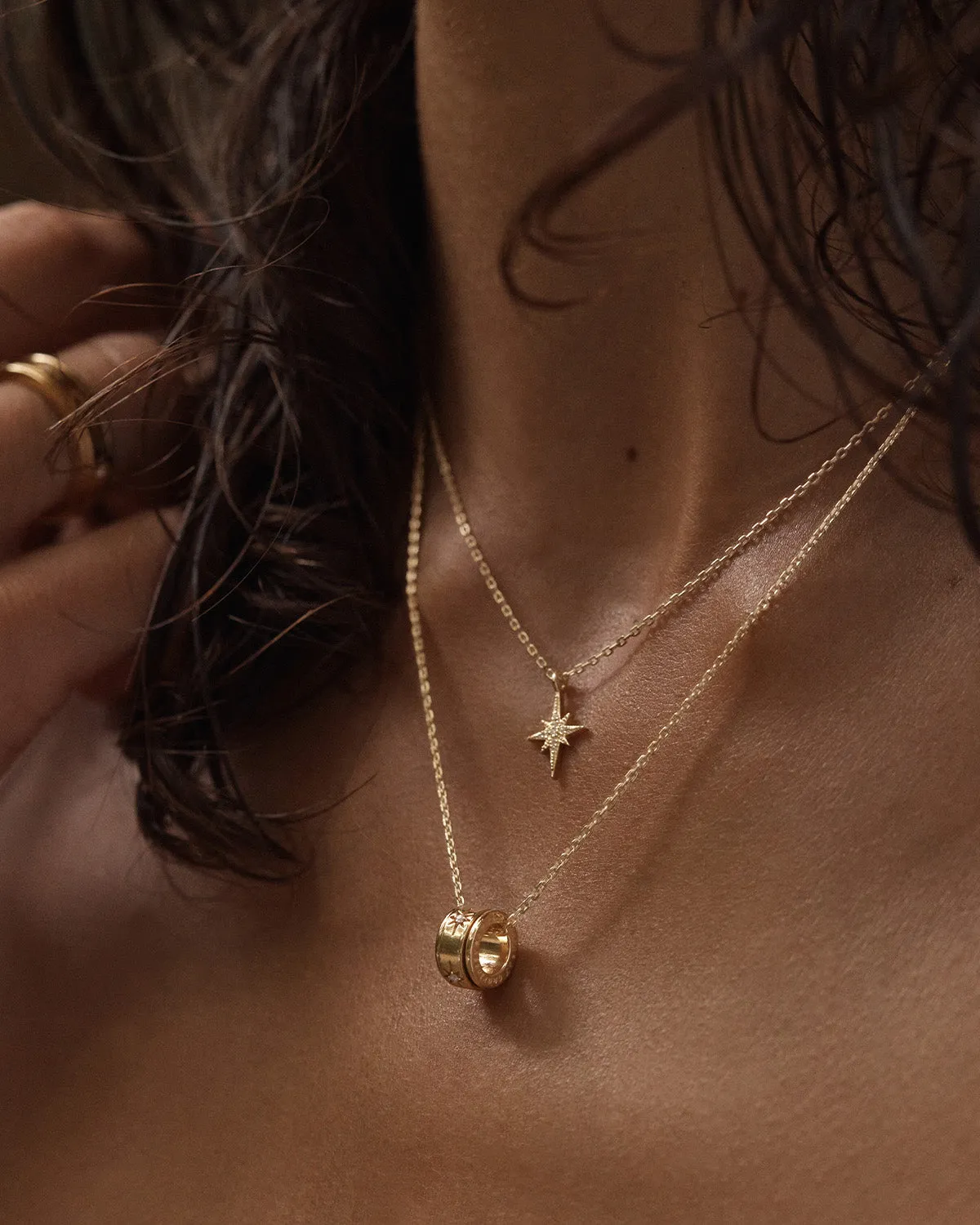 18k Gold Vermeil I Am Loved Spinning Meditation Necklace Bycharlotte