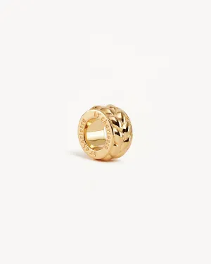 18k Gold Vermeil Intertwined Petal Charm Bycharlotte