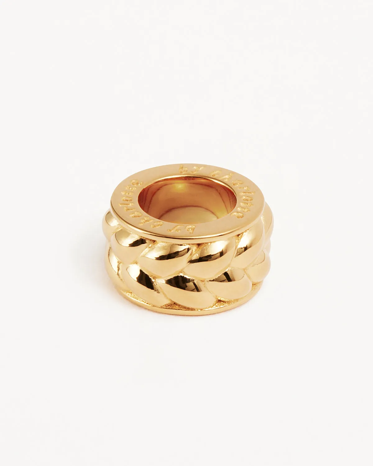 18k Gold Vermeil Intertwined Petal Charm Bycharlotte
