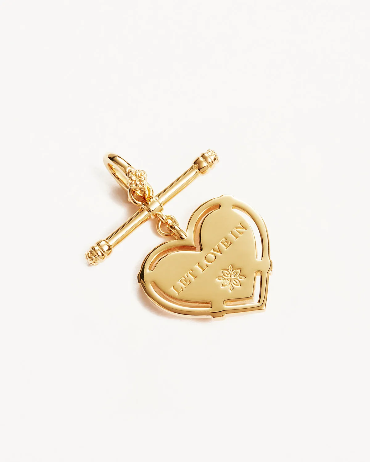 18k Gold Vermeil Let Love In Annex Link Pendant Bycharlotte