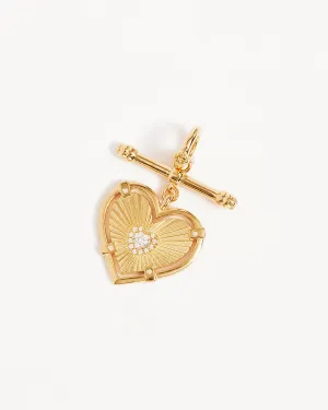 18k Gold Vermeil Let Love In Annex Link Pendant Bycharlotte
