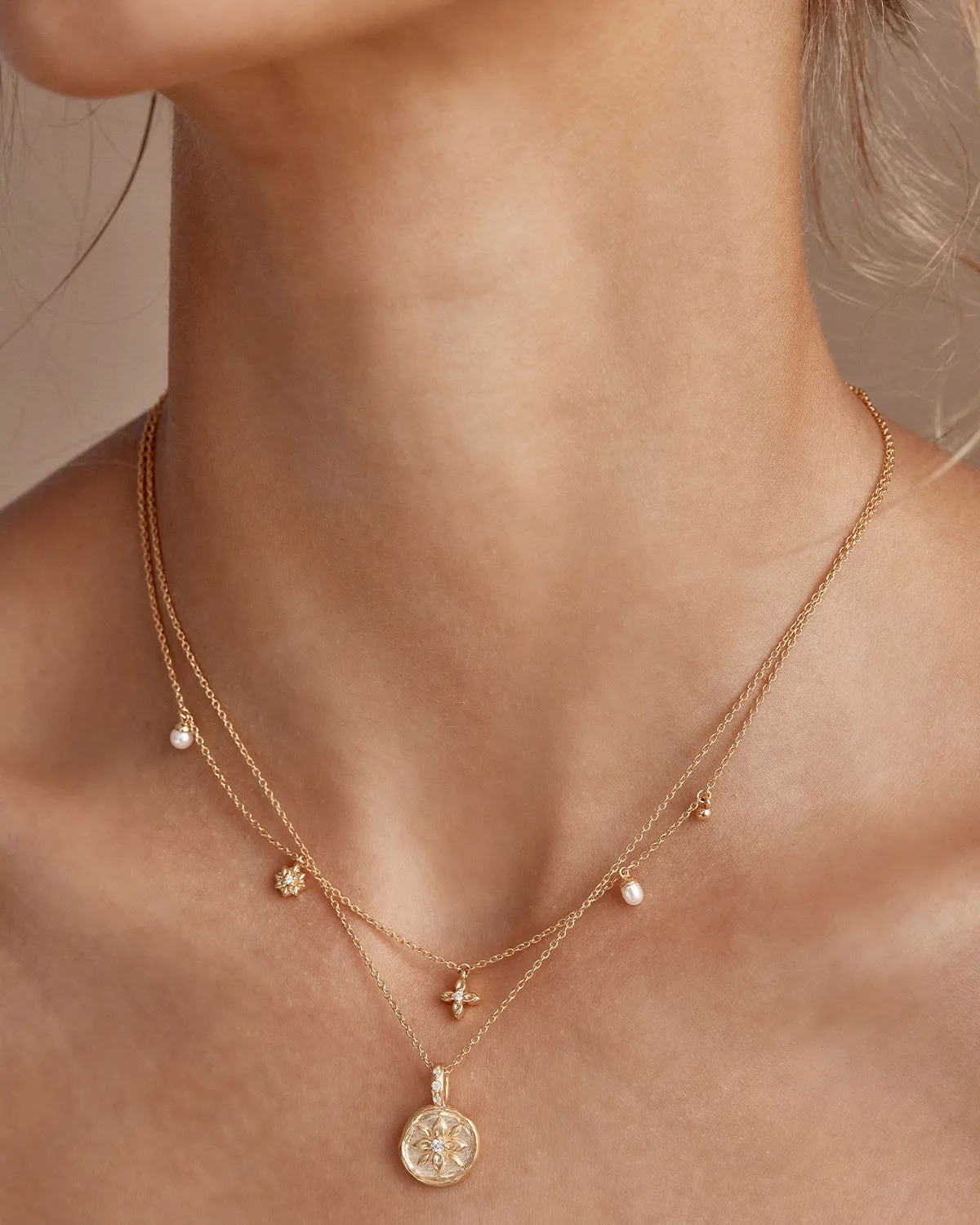 18k Gold Vermeil Live in Peace Choker Bycharlotte