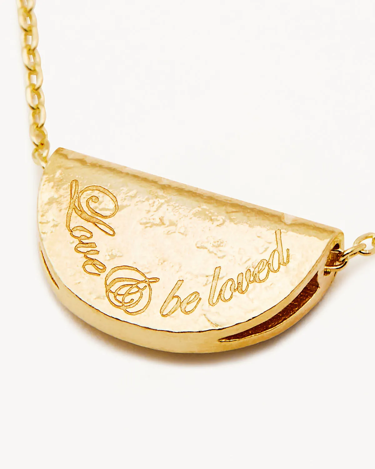 18k Gold Vermeil Lotus Birthstone Necklace - January - Garnet Bycharlotte