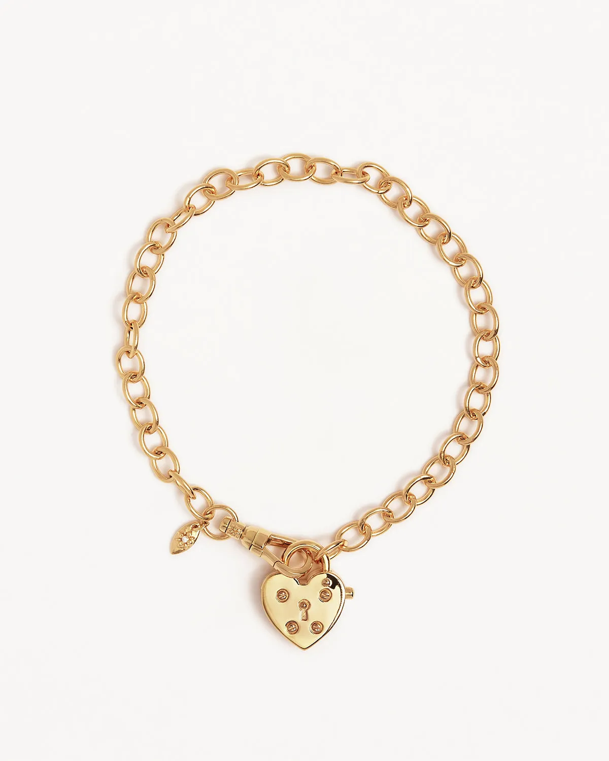 18k Gold Vermeil Love Unlocked Padlock Bracelet Bycharlotte