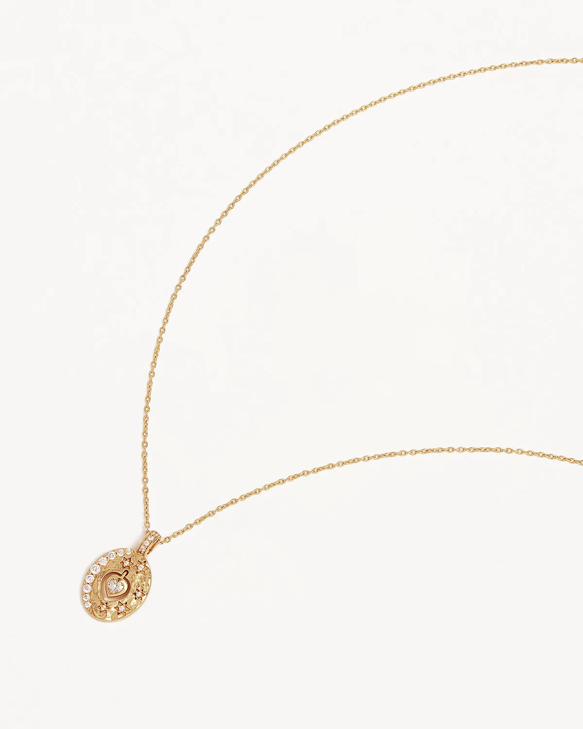18k Gold Vermeil Love You to the Moon and Back Necklace Bycharlotte