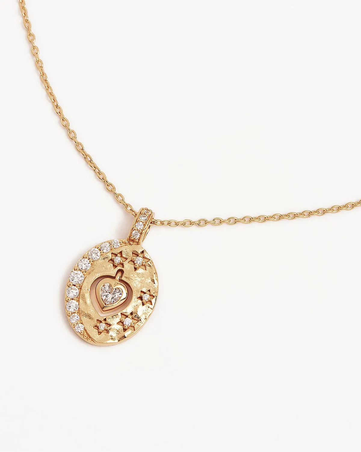 18k Gold Vermeil Love You to the Moon and Back Necklace Bycharlotte