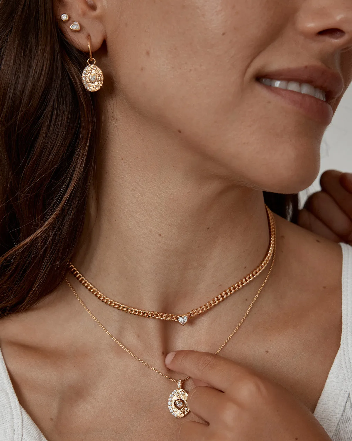 18k Gold Vermeil Love You to the Moon and Back Necklace Bycharlotte