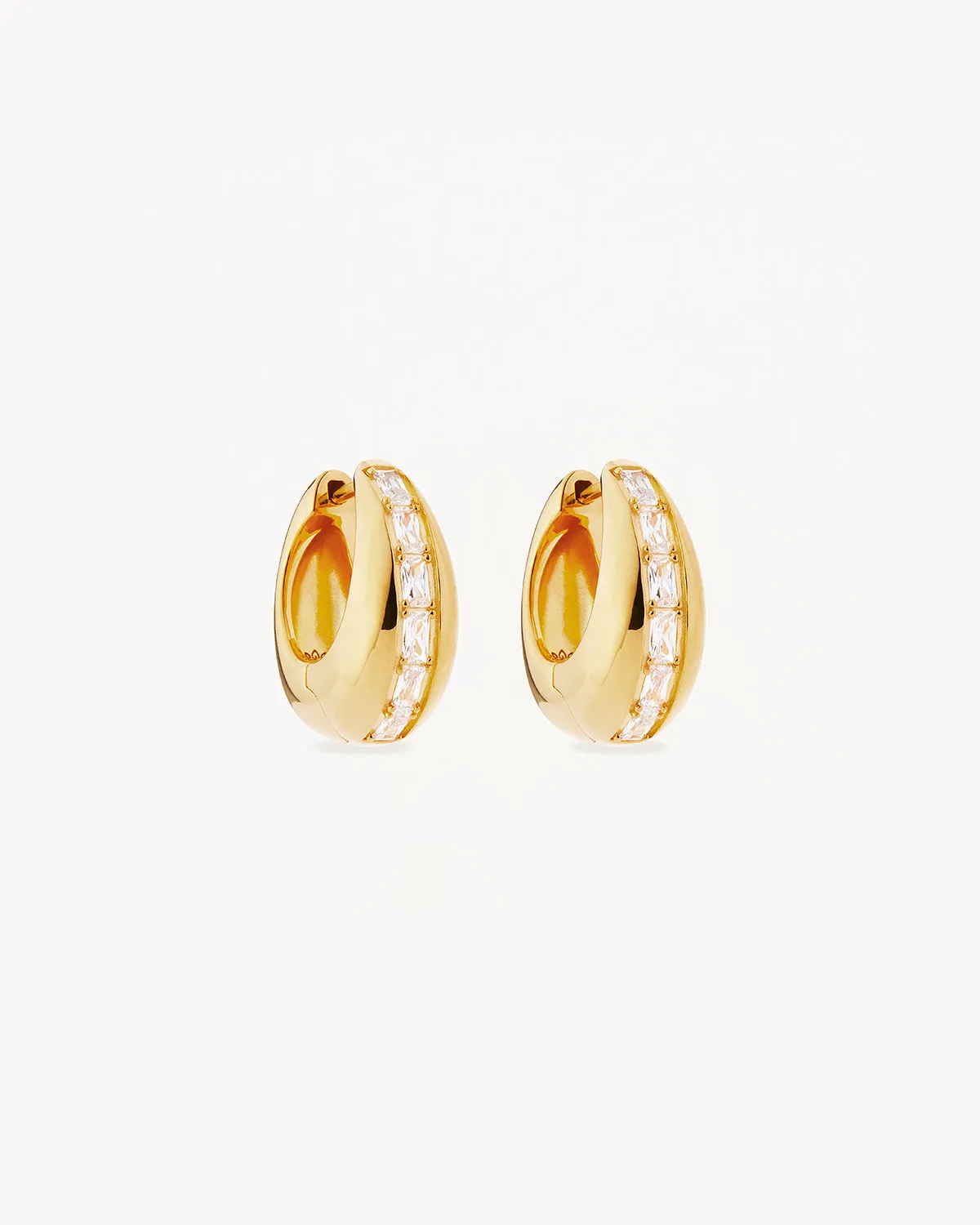 18k Gold Vermeil Magic of You Hoops Bycharlotte
