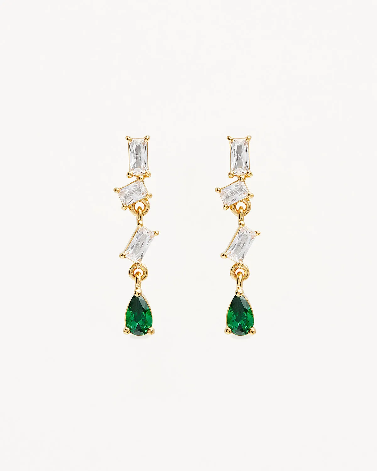 18k Gold Vermeil Magnetic Soul Drop Earrings Bycharlotte