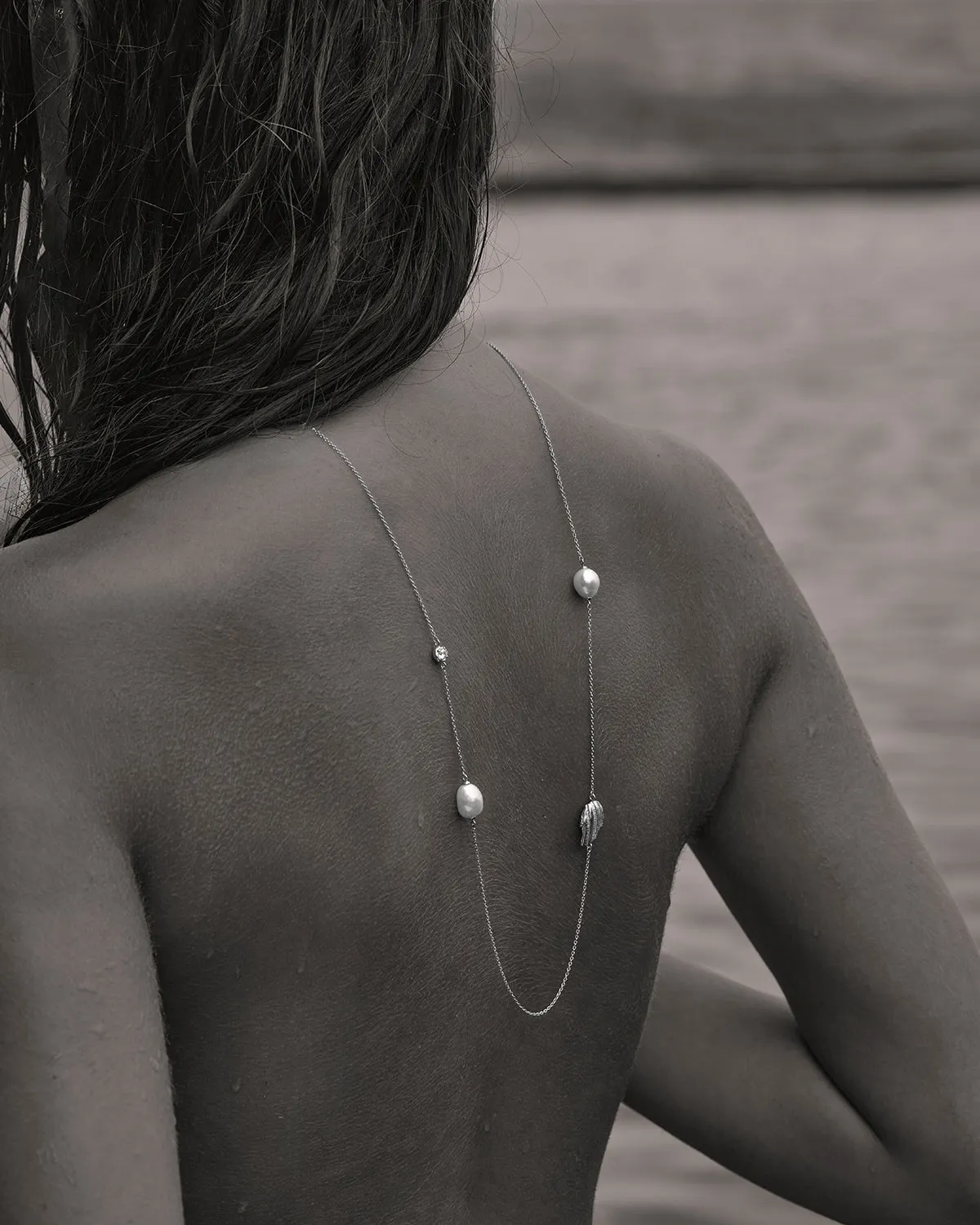 18k Gold Vermeil Moonlit Tides Necklace Bycharlotte