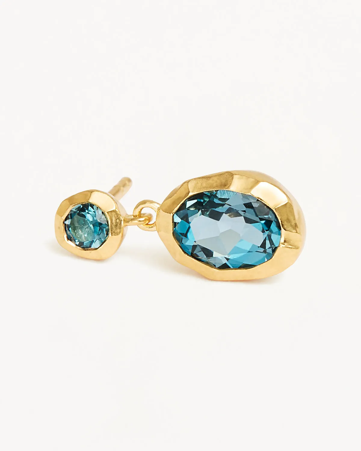 18k Gold Vermeil Sacred Jewel Topaz Earrings Bycharlotte