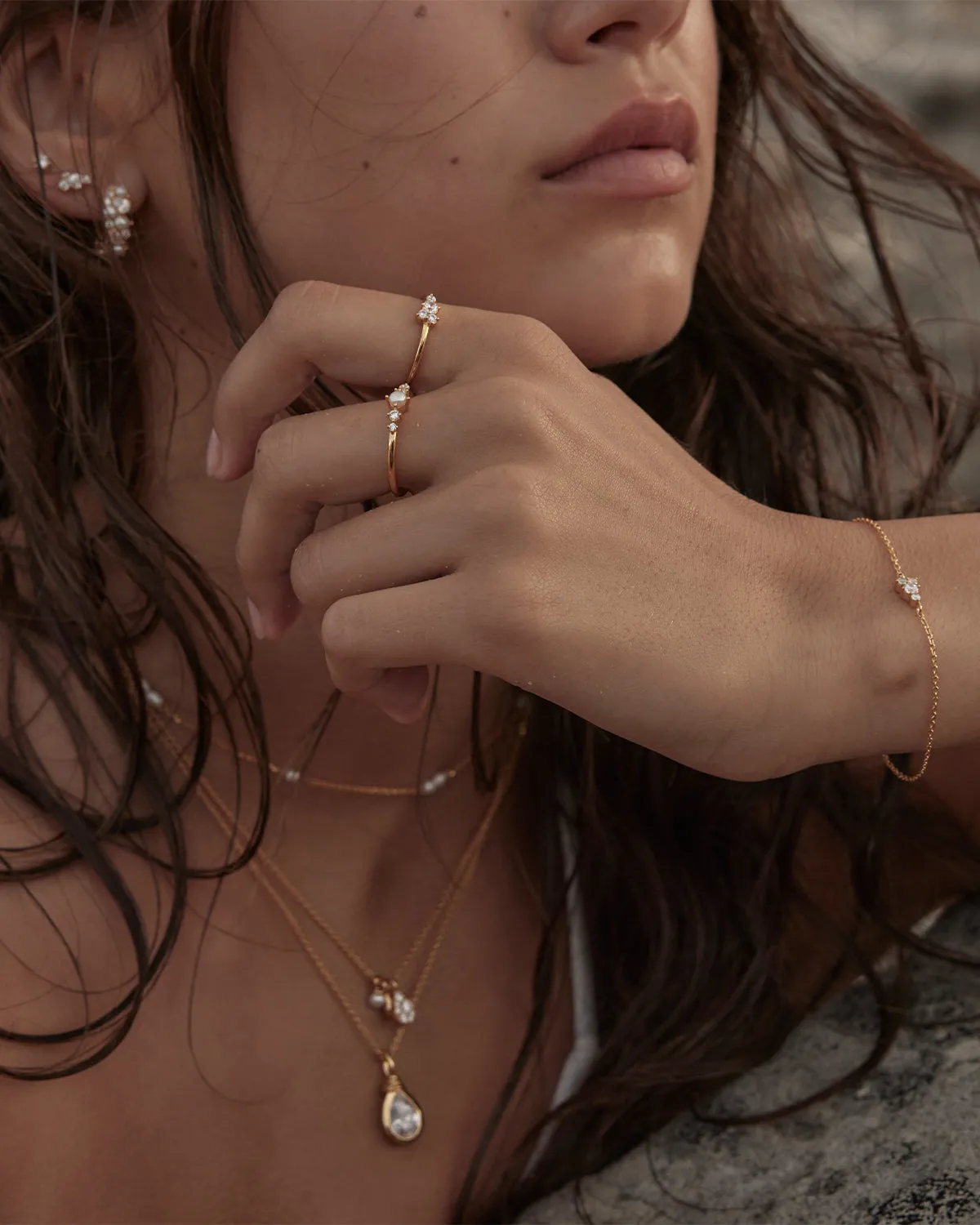 18k Gold Vermeil Serene Dreams Pearl Choker Bycharlotte