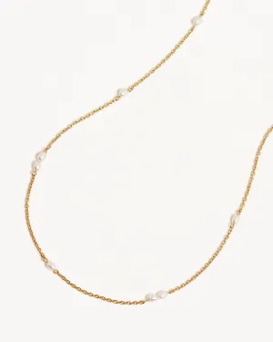 18k Gold Vermeil Serene Dreams Pearl Choker Bycharlotte