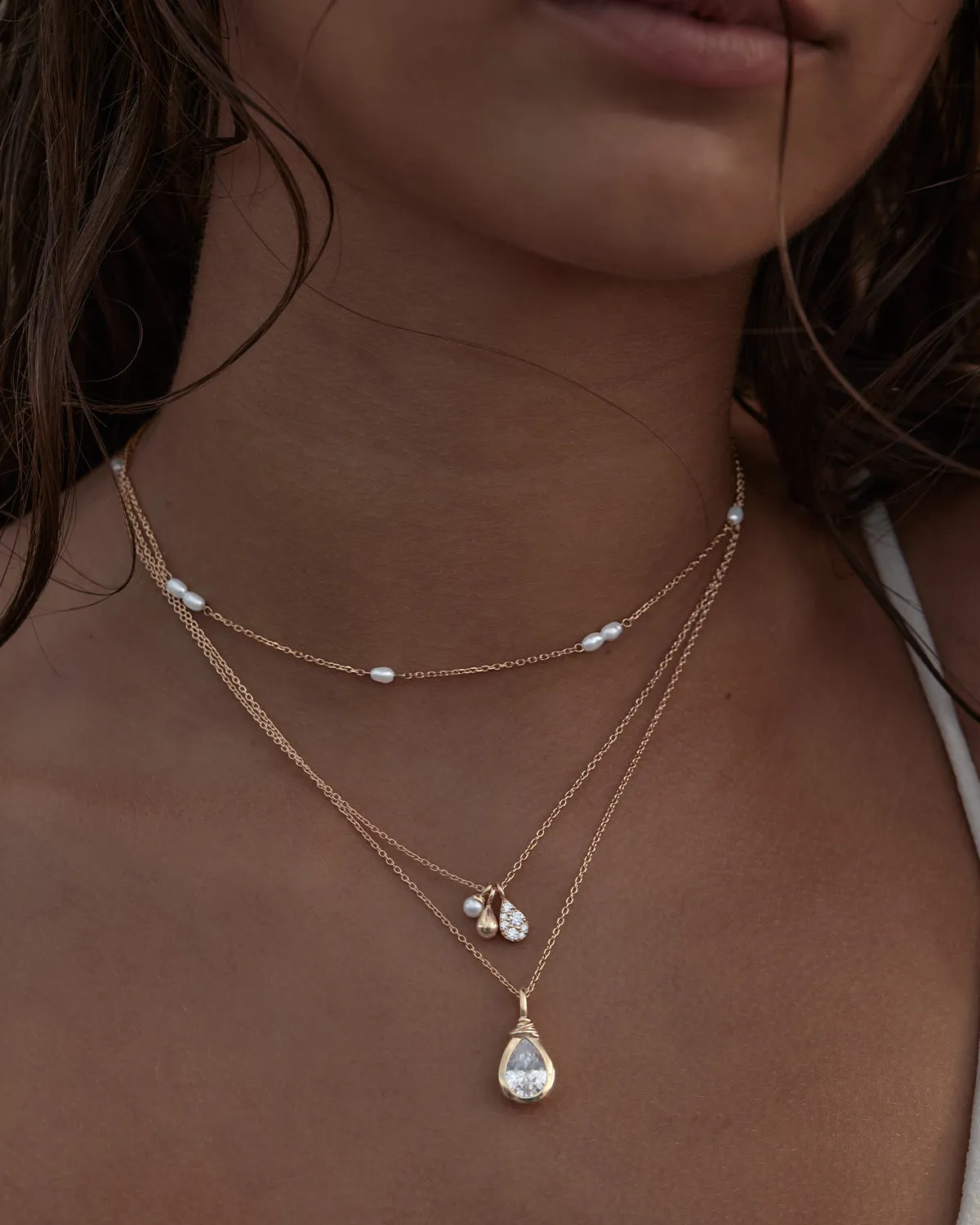 18k Gold Vermeil Serene Dreams Pearl Choker Bycharlotte