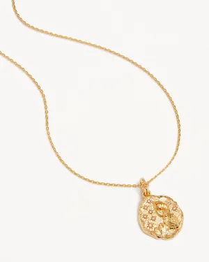 18k Gold Vermeil She is Zodiac Necklace - Aries Bycharlotte