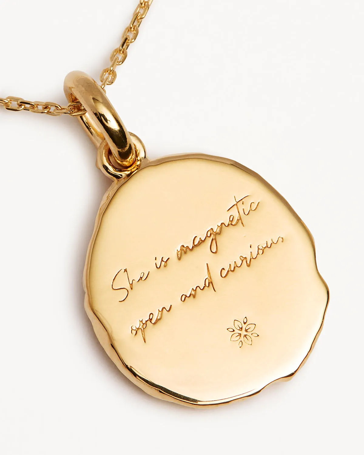 18k Gold Vermeil She is Zodiac Necklace - Gemini Bycharlotte