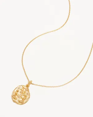 18k Gold Vermeil She is Zodiac Necklace - Gemini Bycharlotte