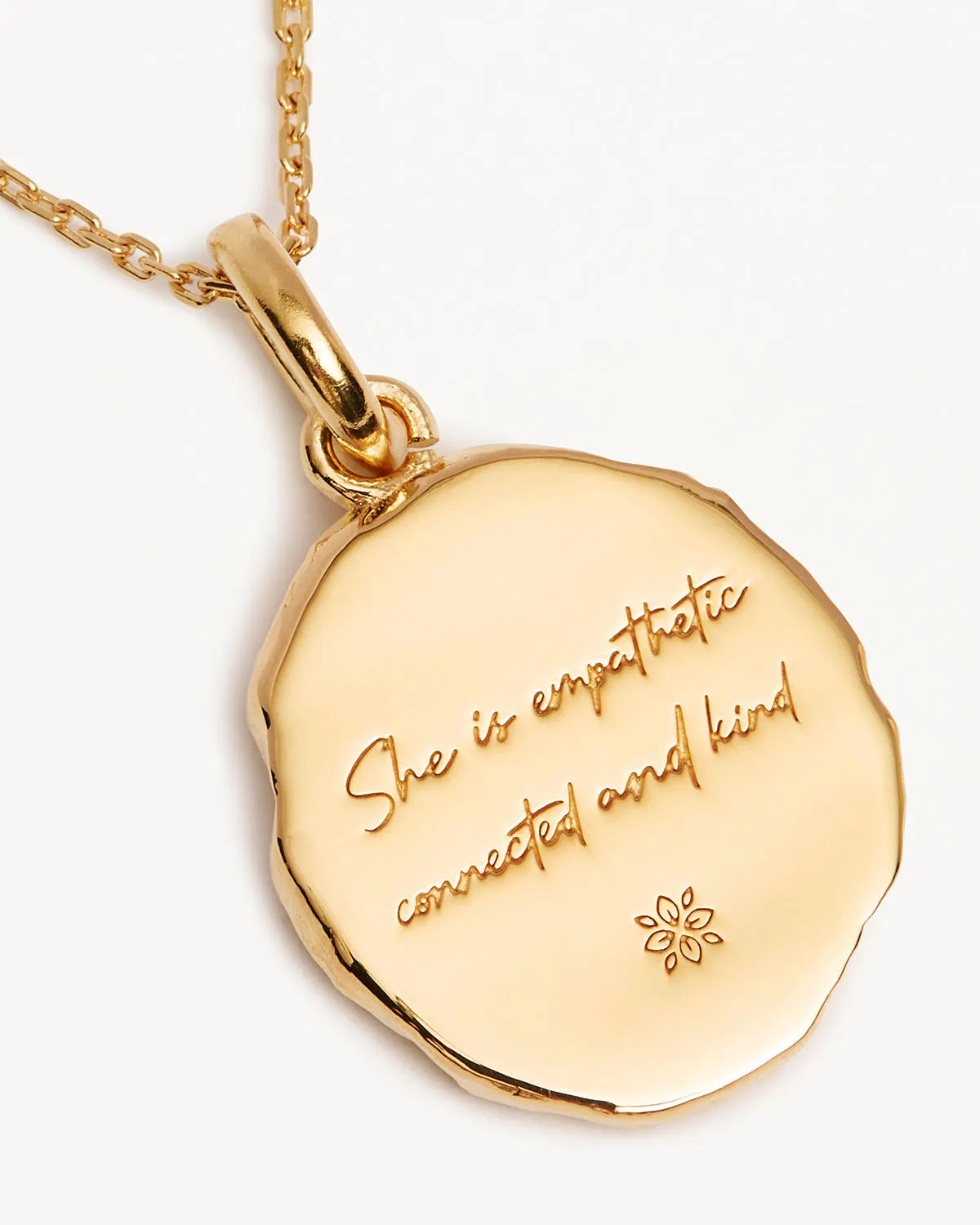 18k Gold Vermeil She is Zodiac Necklace - Pisces Bycharlotte