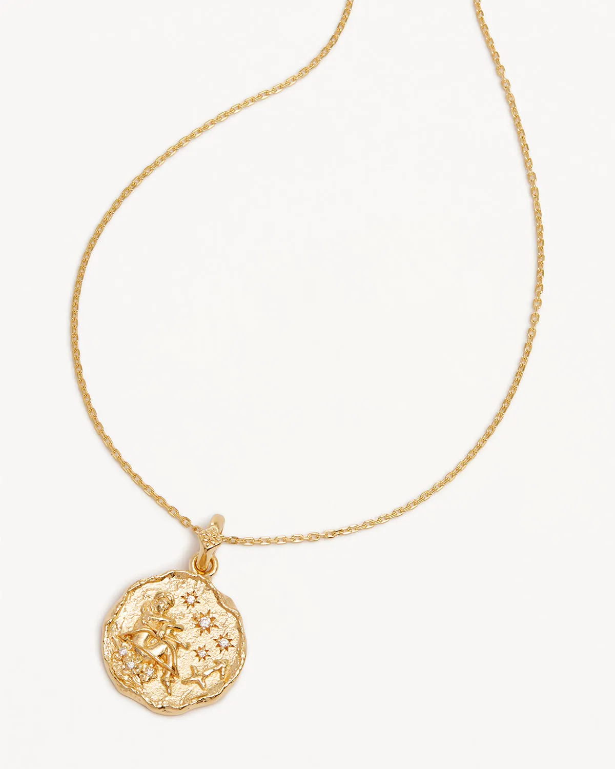18k Gold Vermeil She is Zodiac Necklace - Sagittarius Bycharlotte