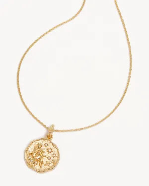 18k Gold Vermeil She is Zodiac Necklace - Sagittarius Bycharlotte