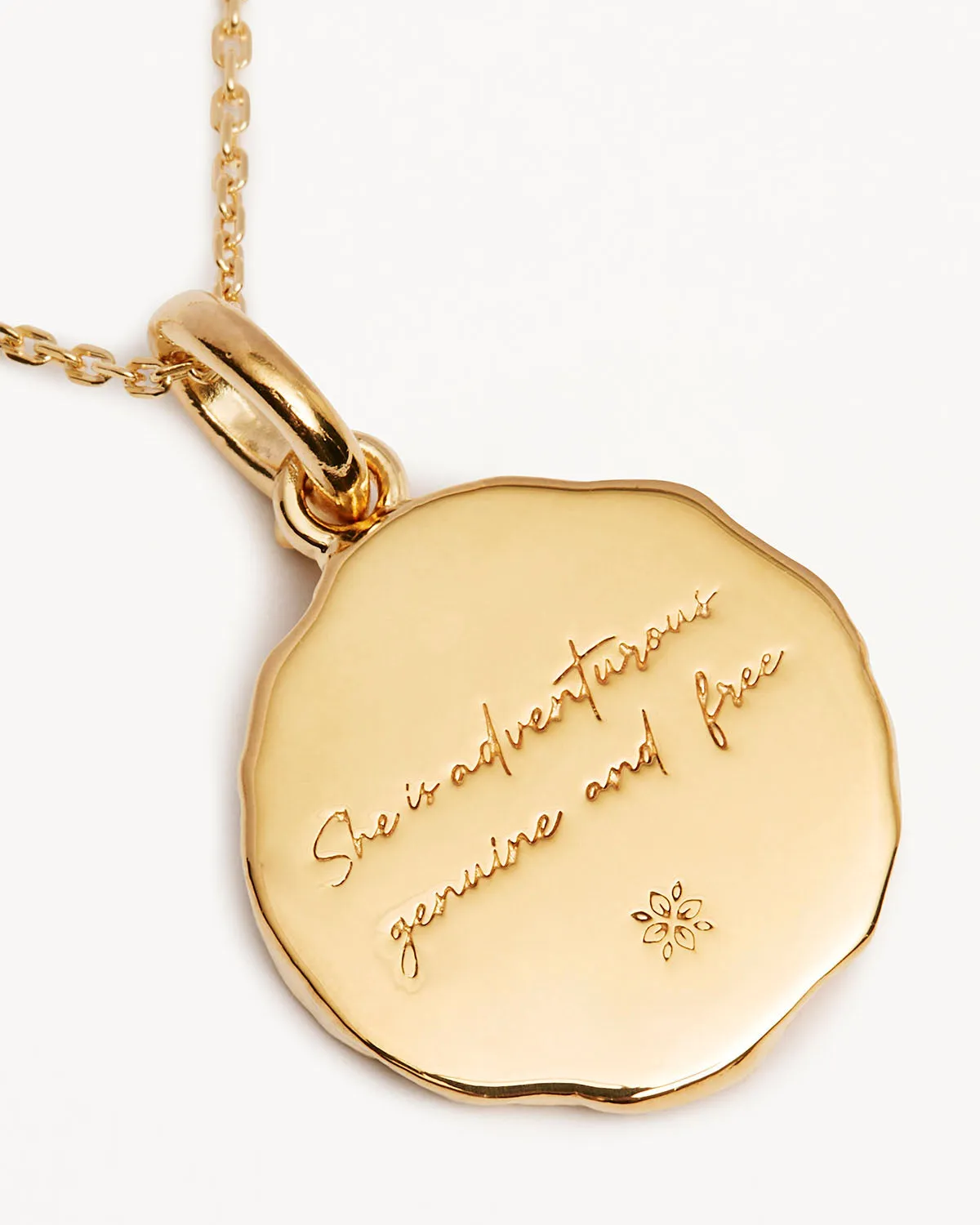 18k Gold Vermeil She is Zodiac Necklace - Sagittarius Bycharlotte