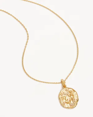 18k Gold Vermeil She is Zodiac Necklace - Scorpio Bycharlotte