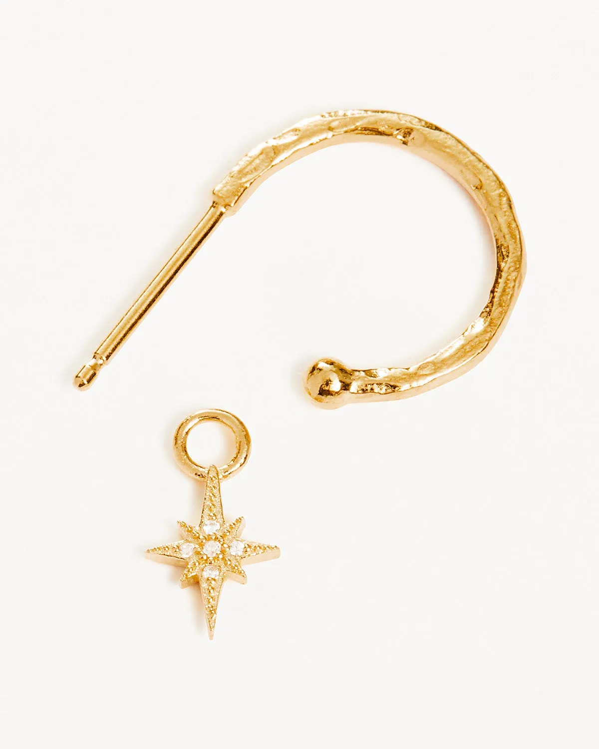 18k Gold Vermeil Starlight Hoops Bycharlotte