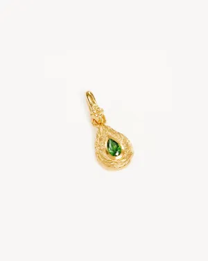 18k Gold Vermeil With Love Birthstone Annex Link Pendant - May Bycharlotte